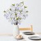 Apple Blossom Artificial Tree Branches 33” Long Stems Silk Flowers Faux Bouquet for Tall Vase Indoor Home Decor Wedding Decoration, 3pcs